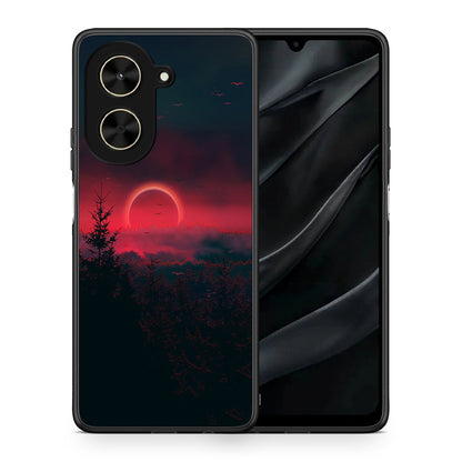 Θήκη Xiaomi Poco C71 Sunset Tropic από τη Smartfits με σχέδιο στο πίσω μέρος και μαύρο περίβλημα | Xiaomi Poco C71 Sunset Tropic case with colorful back and black bezels