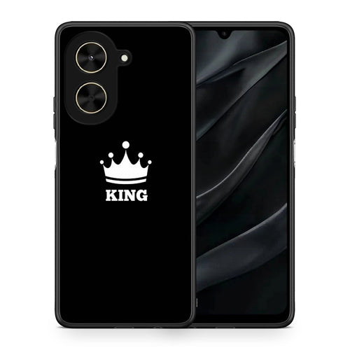 Θήκη Xiaomi Poco C71 King Valentine από τη Smartfits με σχέδιο στο πίσω μέρος και μαύρο περίβλημα | Xiaomi Poco C71 King Valentine case with colorful back and black bezels