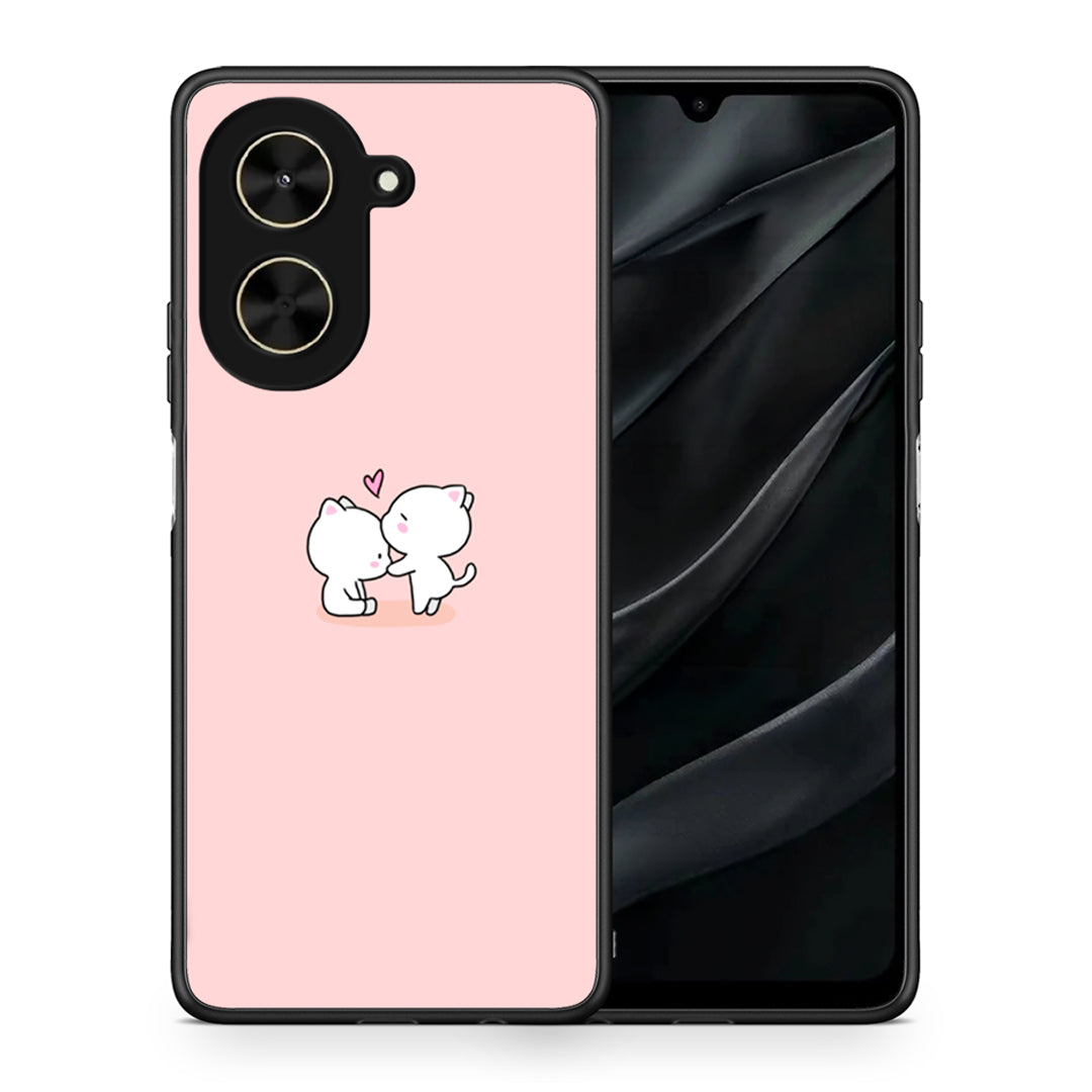 Θήκη Xiaomi Poco C71 Love Valentine από τη Smartfits με σχέδιο στο πίσω μέρος και μαύρο περίβλημα | Xiaomi Poco C71 Love Valentine case with colorful back and black bezels