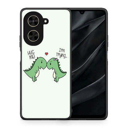 Θήκη Xiaomi Poco C71 Rex Valentine από τη Smartfits με σχέδιο στο πίσω μέρος και μαύρο περίβλημα | Xiaomi Poco C71 Rex Valentine case with colorful back and black bezels
