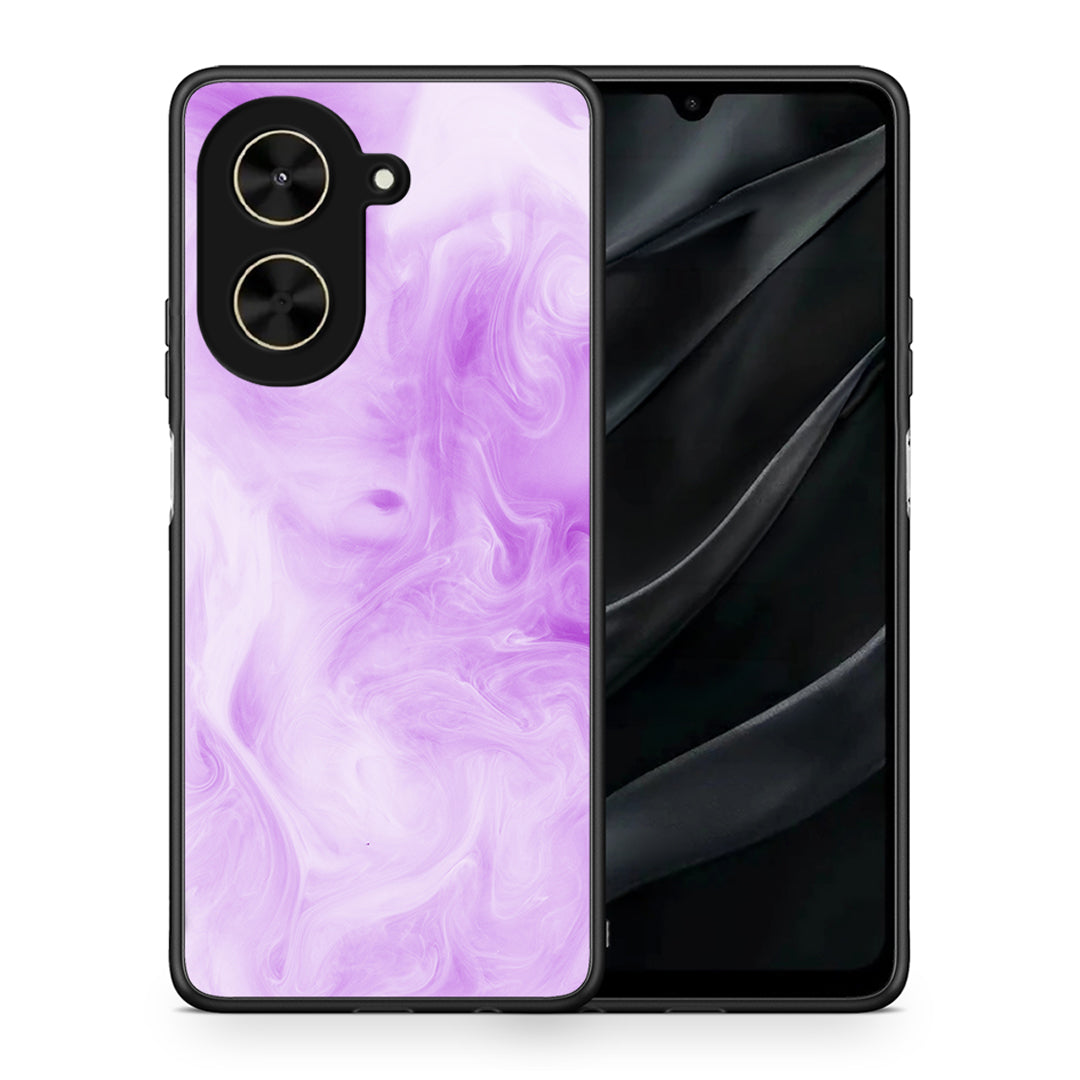 Θήκη Xiaomi Poco C71 Lavender Watercolor από τη Smartfits με σχέδιο στο πίσω μέρος και μαύρο περίβλημα | Xiaomi Poco C71 Lavender Watercolor case with colorful back and black bezels