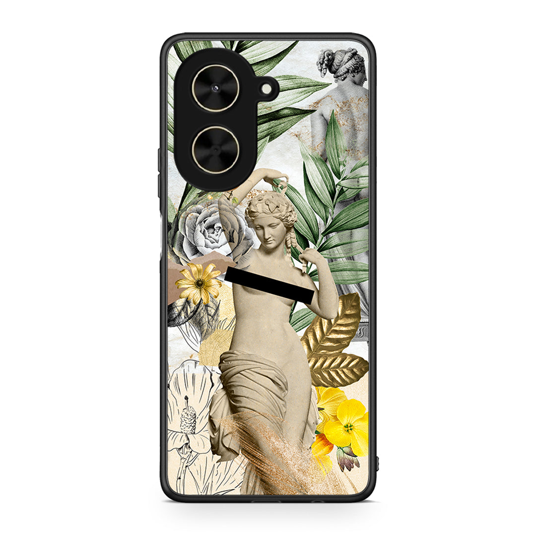 Xiaomi Poco C71 Woman Statue θήκη από τη Smartfits με σχέδιο στο πίσω μέρος και μαύρο περίβλημα | Smartphone case with colorful back and black bezels by Smartfits