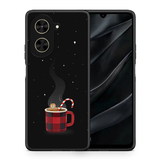 Θήκη Xiaomi Poco C71 Xmas Bathing από τη Smartfits με σχέδιο στο πίσω μέρος και μαύρο περίβλημα | Xiaomi Poco C71 Xmas Bathing case with colorful back and black bezels