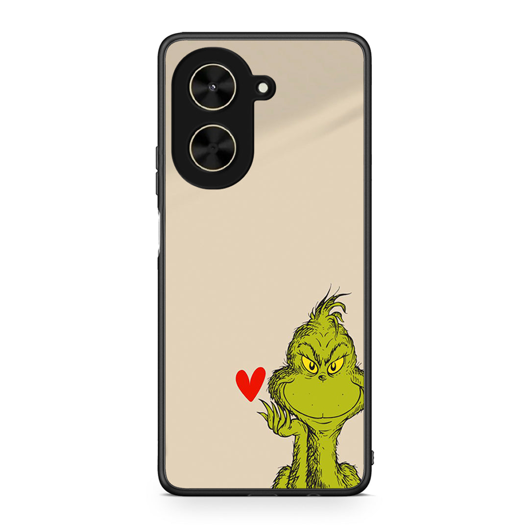 Xiaomi Poco C71 Xmas Grinch θήκη από τη Smartfits με σχέδιο στο πίσω μέρος και μαύρο περίβλημα | Smartphone case with colorful back and black bezels by Smartfits