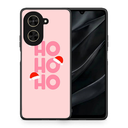 Θήκη Xiaomi Poco C71 Xmas Ho Ho Ho από τη Smartfits με σχέδιο στο πίσω μέρος και μαύρο περίβλημα | Xiaomi Poco C71 Xmas Ho Ho Ho case with colorful back and black bezels