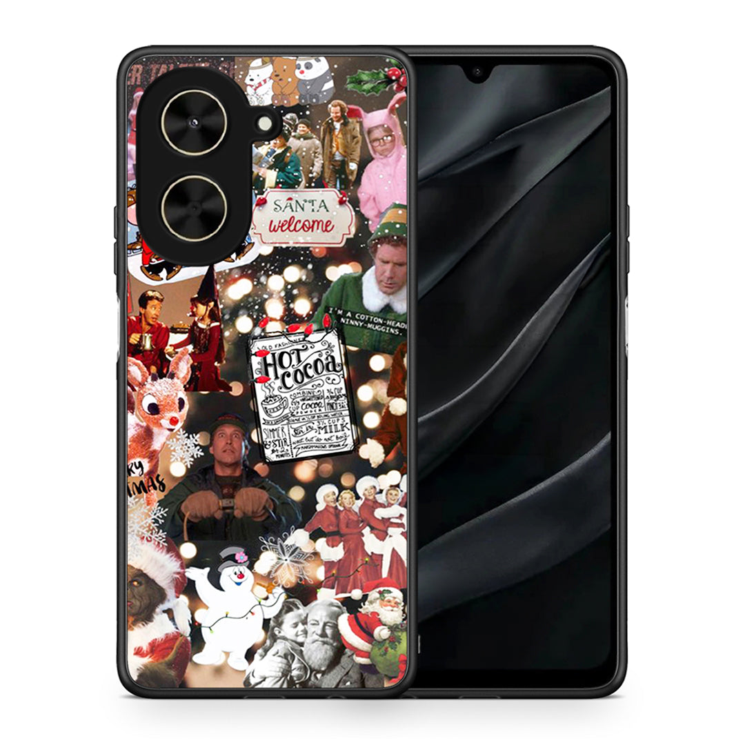Θήκη Xiaomi Poco C71 Xmas Movies από τη Smartfits με σχέδιο στο πίσω μέρος και μαύρο περίβλημα | Xiaomi Poco C71 Xmas Movies case with colorful back and black bezels