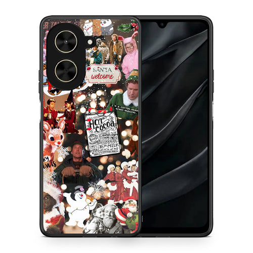 Θήκη Xiaomi Poco C71 Xmas Movies από τη Smartfits με σχέδιο στο πίσω μέρος και μαύρο περίβλημα | Xiaomi Poco C71 Xmas Movies case with colorful back and black bezels