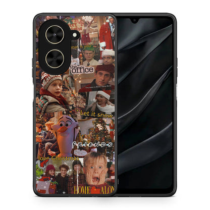 Θήκη Xiaomi Poco C71 Xmas Wishes από τη Smartfits με σχέδιο στο πίσω μέρος και μαύρο περίβλημα | Xiaomi Poco C71 Xmas Wishes case with colorful back and black bezels