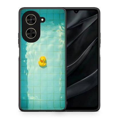 Θήκη Xiaomi Poco C71 Yellow Duck από τη Smartfits με σχέδιο στο πίσω μέρος και μαύρο περίβλημα | Xiaomi Poco C71 Yellow Duck case with colorful back and black bezels