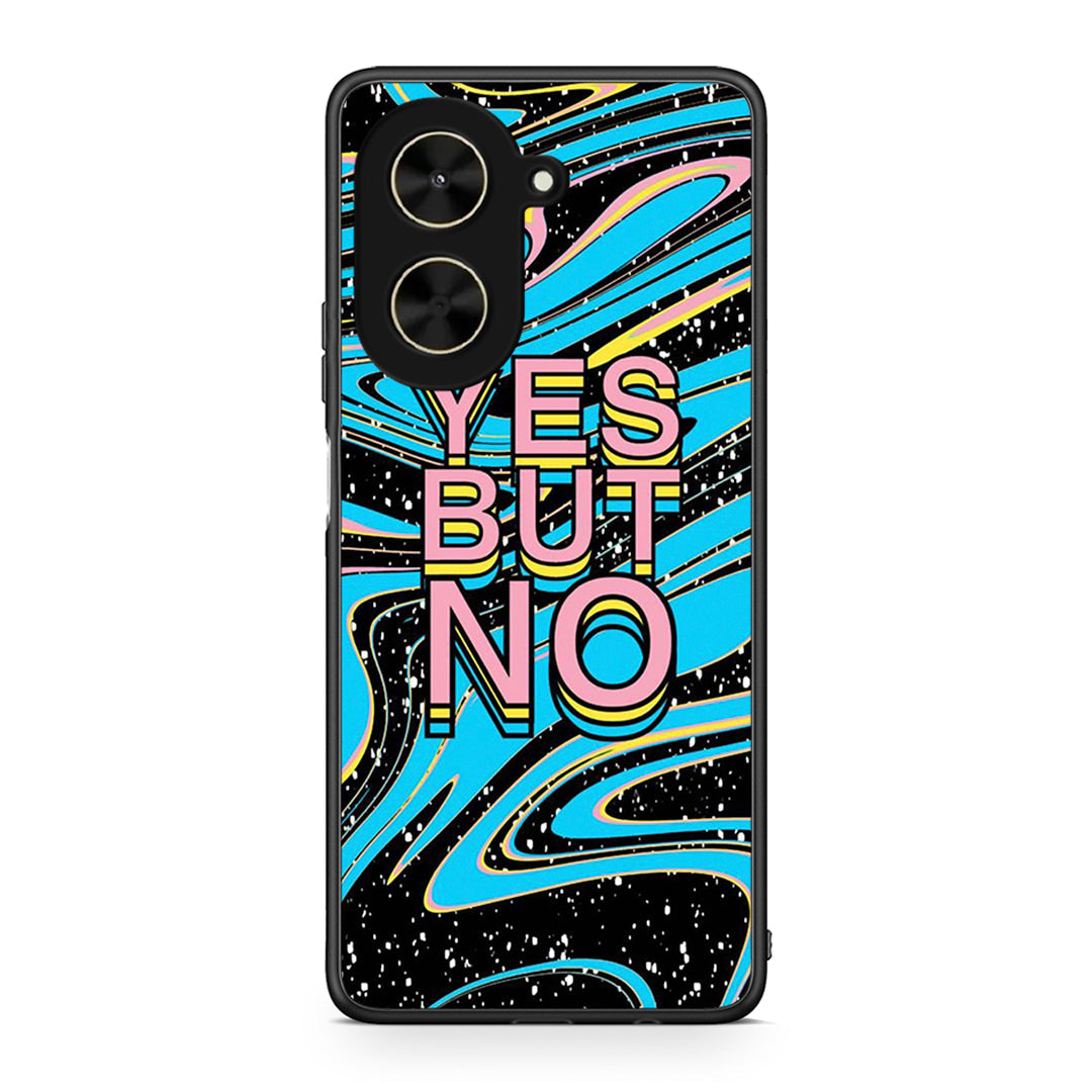 Xiaomi Poco C71 Yes But No θήκη από τη Smartfits με σχέδιο στο πίσω μέρος και μαύρο περίβλημα | Smartphone case with colorful back and black bezels by Smartfits