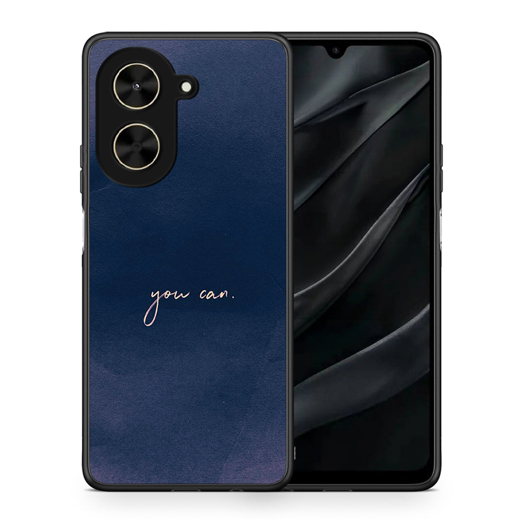 Θήκη Xiaomi Poco C71 You Can από τη Smartfits με σχέδιο στο πίσω μέρος και μαύρο περίβλημα | Xiaomi Poco C71 You Can case with colorful back and black bezels