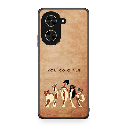 Xiaomi Poco C71 You Go Girl θήκη από τη Smartfits με σχέδιο στο πίσω μέρος και μαύρο περίβλημα | Smartphone case with colorful back and black bezels by Smartfits