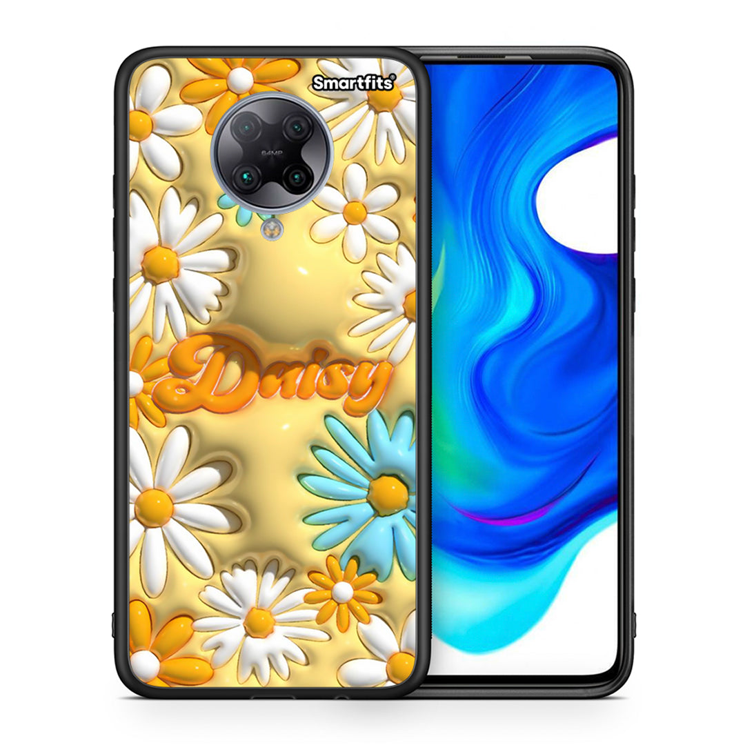 Θήκη Xiaomi Poco F2 Pro Bubble Daisies από τη Smartfits με σχέδιο στο πίσω μέρος και μαύρο περίβλημα | Xiaomi Poco F2 Pro Bubble Daisies case with colorful back and black bezels