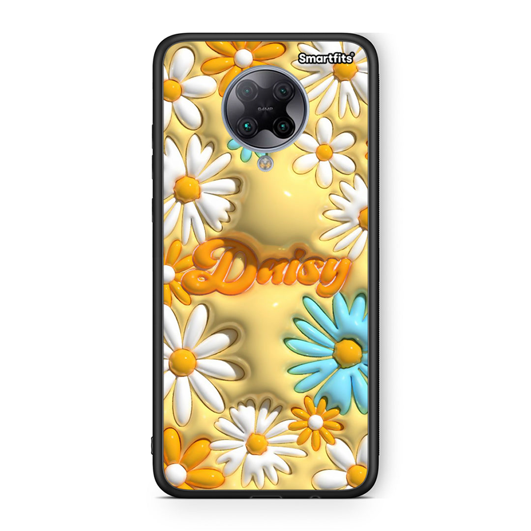 Xiaomi Poco F2 Pro Bubble Daisies θήκη από τη Smartfits με σχέδιο στο πίσω μέρος και μαύρο περίβλημα | Smartphone case with colorful back and black bezels by Smartfits