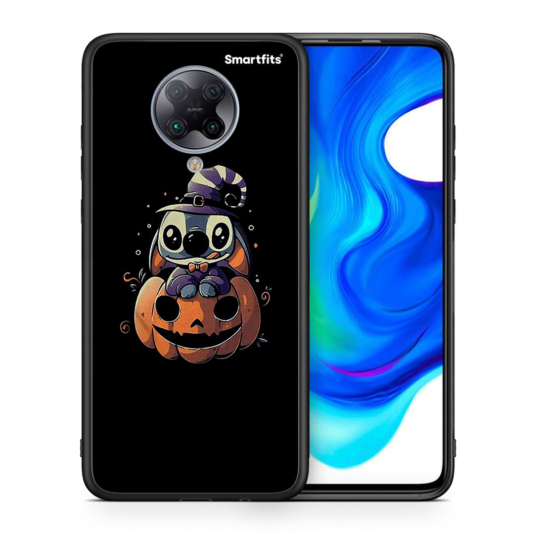 Θήκη Xiaomi Poco F2 Pro Halloween Stitch από τη Smartfits με σχέδιο στο πίσω μέρος και μαύρο περίβλημα | Xiaomi Poco F2 Pro Halloween Stitch case with colorful back and black bezels