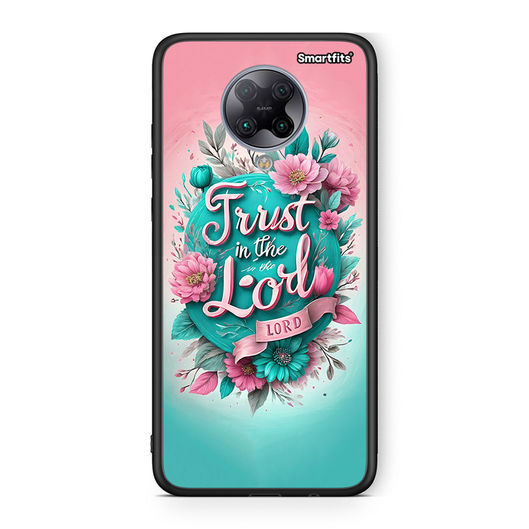 Xiaomi Poco F2 Pro Lord Trust θήκη από τη Smartfits με σχέδιο στο πίσω μέρος και μαύρο περίβλημα | Smartphone case with colorful back and black bezels by Smartfits