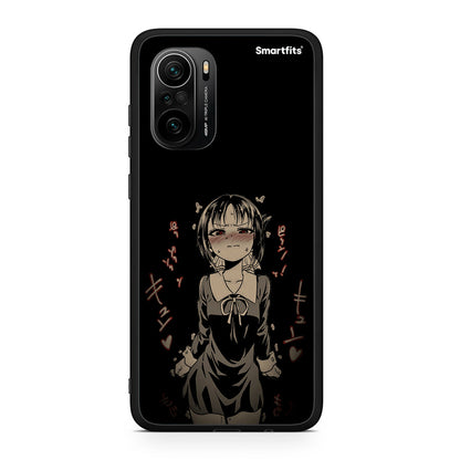 Xiaomi Poco F3 Anime Girl θήκη από τη Smartfits με σχέδιο στο πίσω μέρος και μαύρο περίβλημα | Smartphone case with colorful back and black bezels by Smartfits