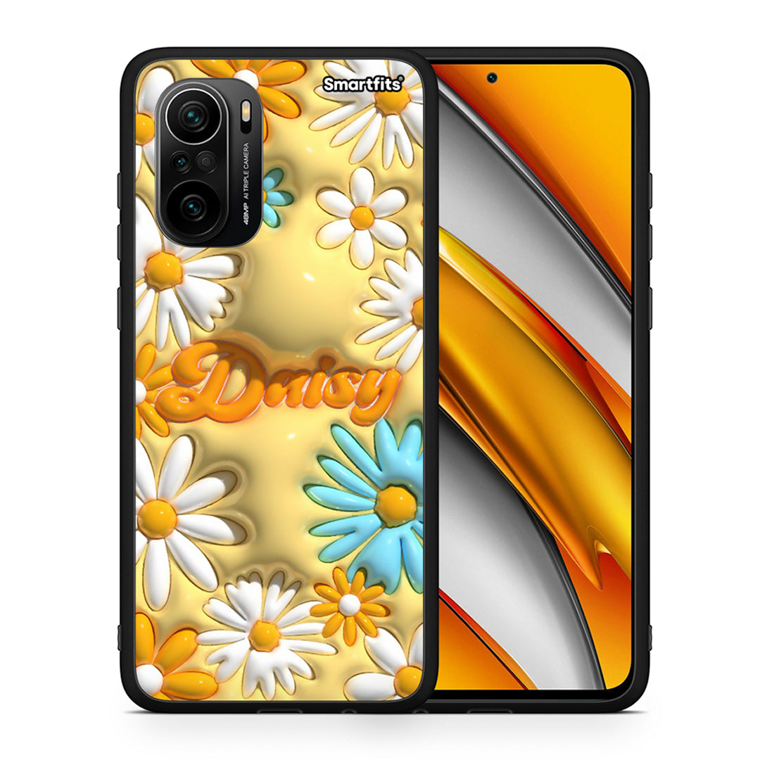 Θήκη Xiaomi Mi 11i Bubble Daisies από τη Smartfits με σχέδιο στο πίσω μέρος και μαύρο περίβλημα | Xiaomi Mi 11i Bubble Daisies case with colorful back and black bezels