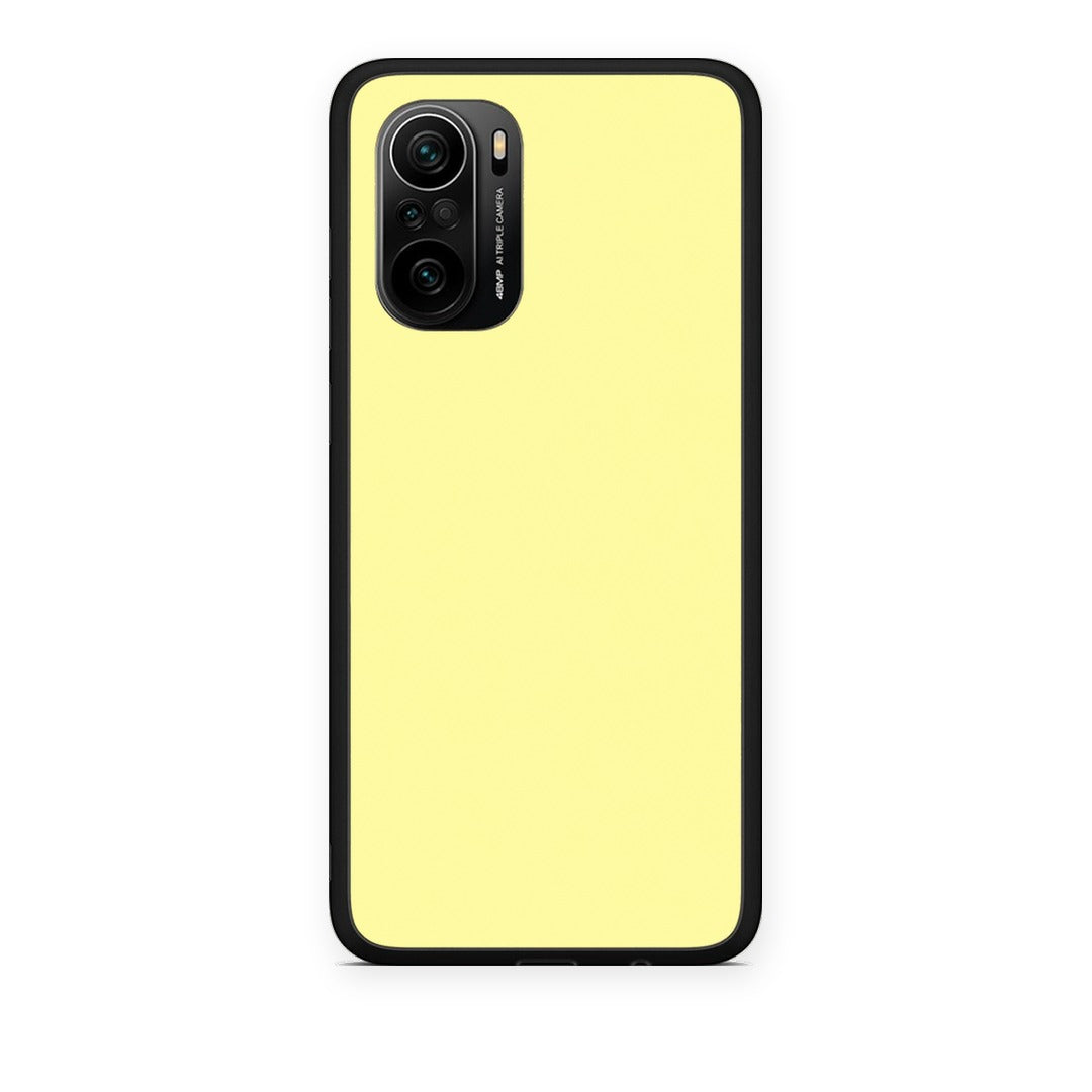 Θήκη Xiaomi Mi 11i Butter Yellow από τη Smartfits με σχέδιο στο πίσω μέρος και μαύρο περίβλημα | Xiaomi Mi 11i Butter Yellow case with colorful back and black bezels