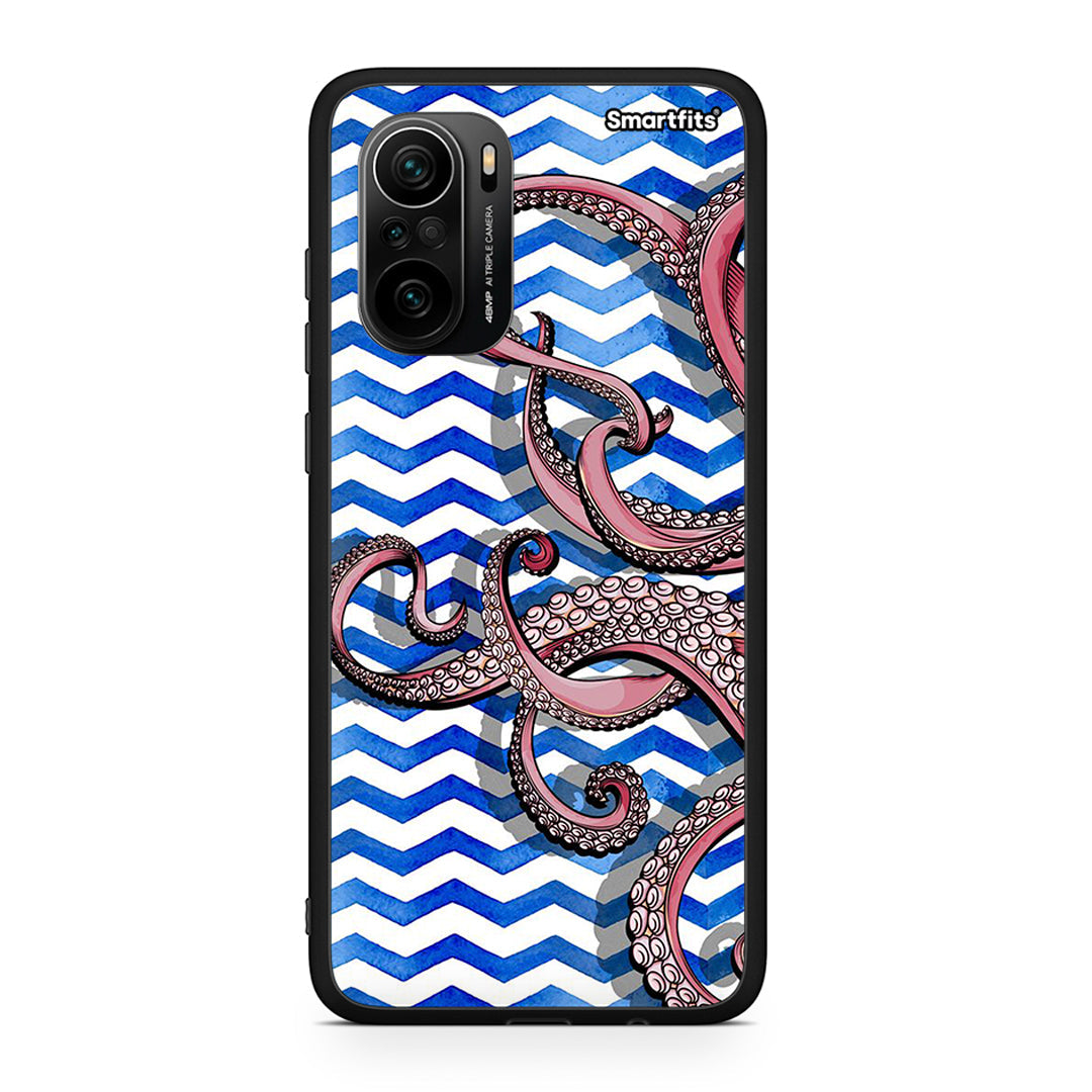 Xiaomi Mi 11i Chevron Devilfish θήκη από τη Smartfits με σχέδιο στο πίσω μέρος και μαύρο περίβλημα | Smartphone case with colorful back and black bezels by Smartfits