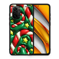 Thumbnail for Θήκη Xiaomi Mi 11i Christmas Bubbles από τη Smartfits με σχέδιο στο πίσω μέρος και μαύρο περίβλημα | Xiaomi Mi 11i Christmas Bubbles case with colorful back and black bezels