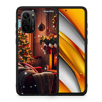 Thumbnail for Θήκη Xiaomi Mi 11i Home For Christmas από τη Smartfits με σχέδιο στο πίσω μέρος και μαύρο περίβλημα | Xiaomi Mi 11i Home For Christmas case with colorful back and black bezels