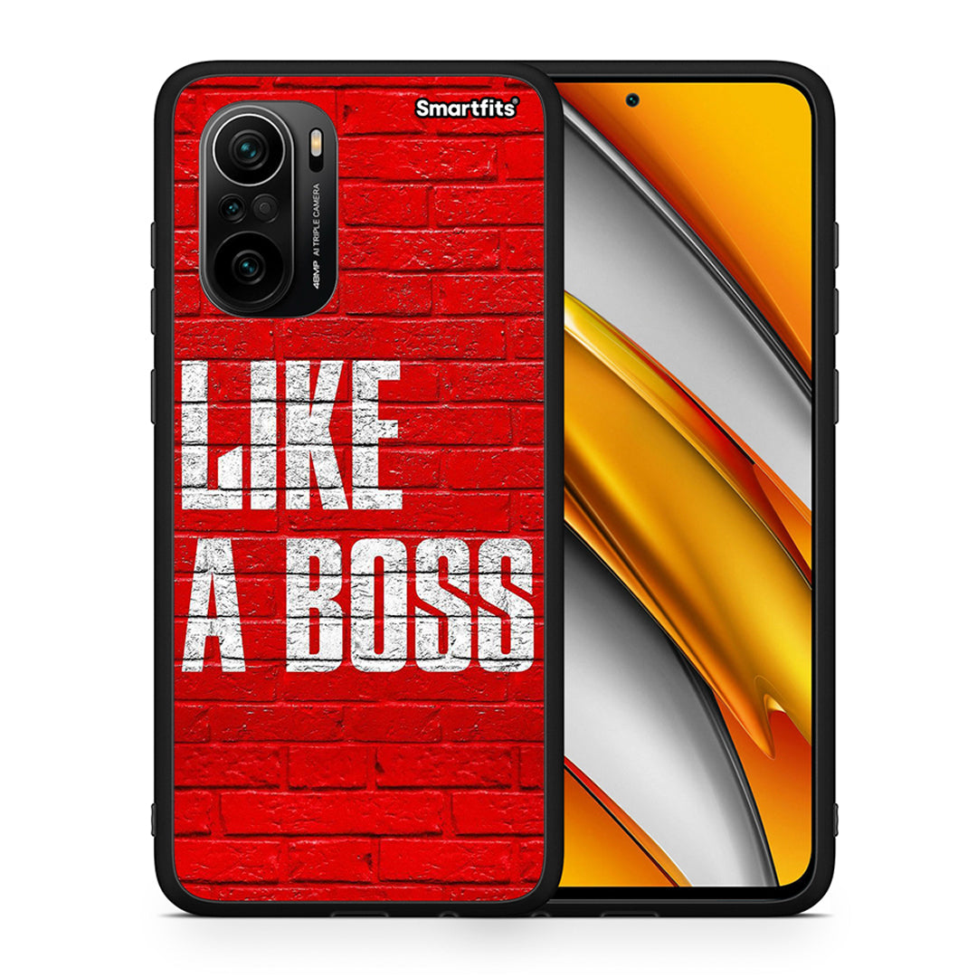 Θήκη Xiaomi Mi 11i Like A Boss από τη Smartfits με σχέδιο στο πίσω μέρος και μαύρο περίβλημα | Xiaomi Mi 11i Like A Boss case with colorful back and black bezels