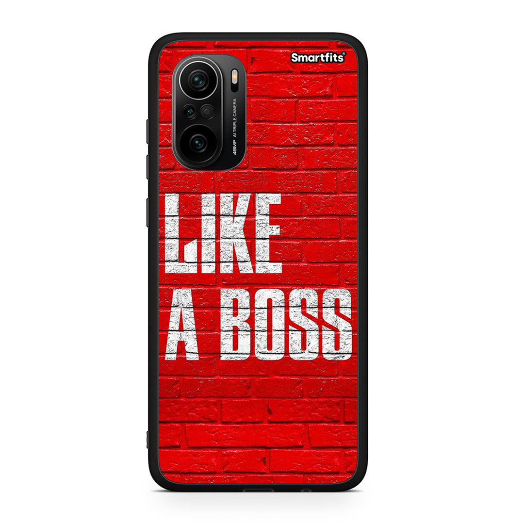 Xiaomi Mi 11i Like A Boss θήκη από τη Smartfits με σχέδιο στο πίσω μέρος και μαύρο περίβλημα | Smartphone case with colorful back and black bezels by Smartfits