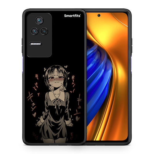 Θήκη Xiaomi Poco F4 / Redmi K40S Anime Girl από τη Smartfits με σχέδιο στο πίσω μέρος και μαύρο περίβλημα | Xiaomi Poco F4 / Redmi K40S Anime Girl case with colorful back and black bezels