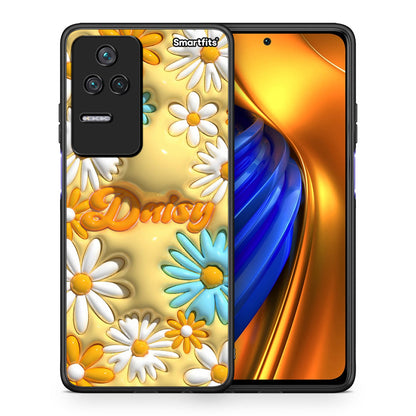 Θήκη Xiaomi Poco F4 / Redmi K40S Bubble Daisies από τη Smartfits με σχέδιο στο πίσω μέρος και μαύρο περίβλημα | Xiaomi Poco F4 / Redmi K40S Bubble Daisies case with colorful back and black bezels