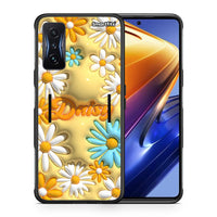 Thumbnail for Θήκη Xiaomi Poco F4 GT Bubble Daisies από τη Smartfits με σχέδιο στο πίσω μέρος και μαύρο περίβλημα | Xiaomi Poco F4 GT Bubble Daisies case with colorful back and black bezels