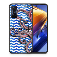 Thumbnail for Θήκη Xiaomi Poco F4 GT Chevron Devilfish από τη Smartfits με σχέδιο στο πίσω μέρος και μαύρο περίβλημα | Xiaomi Poco F4 GT Chevron Devilfish case with colorful back and black bezels