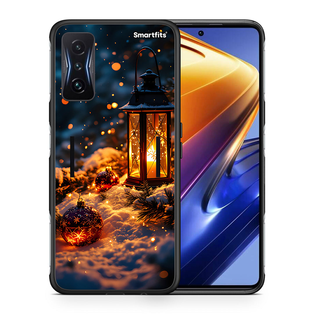 Θήκη Xiaomi Poco F4 GT Christmas Ornaments από τη Smartfits με σχέδιο στο πίσω μέρος και μαύρο περίβλημα | Xiaomi Poco F4 GT Christmas Ornaments case with colorful back and black bezels