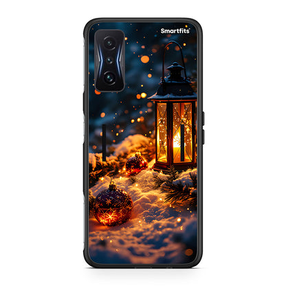 Xiaomi Poco F4 GT Christmas Ornaments θήκη από τη Smartfits με σχέδιο στο πίσω μέρος και μαύρο περίβλημα | Smartphone case with colorful back and black bezels by Smartfits