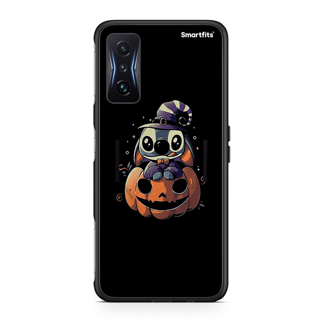 Xiaomi Poco F4 GT Halloween Stitch θήκη από τη Smartfits με σχέδιο στο πίσω μέρος και μαύρο περίβλημα | Smartphone case with colorful back and black bezels by Smartfits