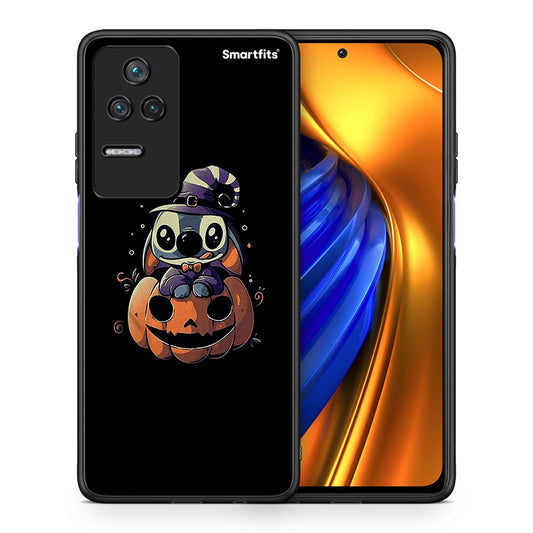 Θήκη Xiaomi Poco F4 / Redmi K40S Halloween Stitch από τη Smartfits με σχέδιο στο πίσω μέρος και μαύρο περίβλημα | Xiaomi Poco F4 / Redmi K40S Halloween Stitch case with colorful back and black bezels
