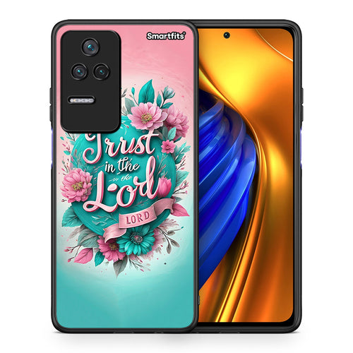 Θήκη Xiaomi Poco F4 / Redmi K40S Lord Trust από τη Smartfits με σχέδιο στο πίσω μέρος και μαύρο περίβλημα | Xiaomi Poco F4 / Redmi K40S Lord Trust case with colorful back and black bezels