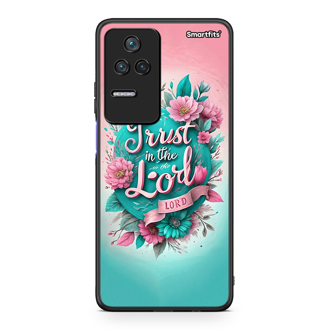 Xiaomi Poco F4 / Redmi K40S Lord Trust θήκη από τη Smartfits με σχέδιο στο πίσω μέρος και μαύρο περίβλημα | Smartphone case with colorful back and black bezels by Smartfits