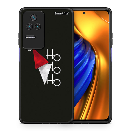 Θήκη Xiaomi Poco F4 / Redmi K40S Minimal Christmas από τη Smartfits με σχέδιο στο πίσω μέρος και μαύρο περίβλημα | Xiaomi Poco F4 / Redmi K40S Minimal Christmas case with colorful back and black bezels