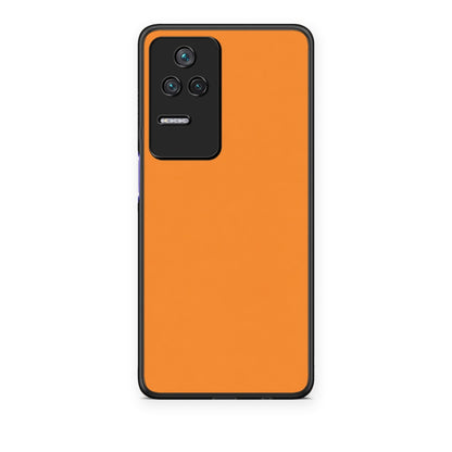 Θήκη Xiaomi Poco F4 / Redmi K40S Tangerine Orange από τη Smartfits με σχέδιο στο πίσω μέρος και μαύρο περίβλημα | Xiaomi Poco F4 / Redmi K40S Tangerine Orange case with colorful back and black bezels