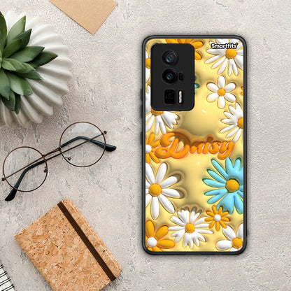 Θήκη Xiaomi Poco F5 Pro / Redmi K60 Pro Bubble Daisies από τη Smartfits με σχέδιο στο πίσω μέρος και μαύρο περίβλημα | Xiaomi Poco F5 Pro / Redmi K60 Pro Bubble Daisies Case with Colorful Back and Black Bezels