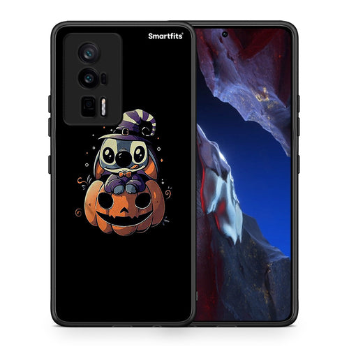 Θήκη Xiaomi Poco F5 Pro / Redmi K60 Pro Halloween Stitch από τη Smartfits με σχέδιο στο πίσω μέρος και μαύρο περίβλημα | Xiaomi Poco F5 Pro / Redmi K60 Pro Halloween Stitch Case with Colorful Back and Black Bezels