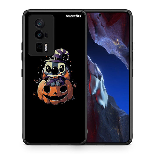 Θήκη Xiaomi Poco F5 Pro / Redmi K60 Pro Halloween Stitch από τη Smartfits με σχέδιο στο πίσω μέρος και μαύρο περίβλημα | Xiaomi Poco F5 Pro / Redmi K60 Pro Halloween Stitch Case with Colorful Back and Black Bezels
