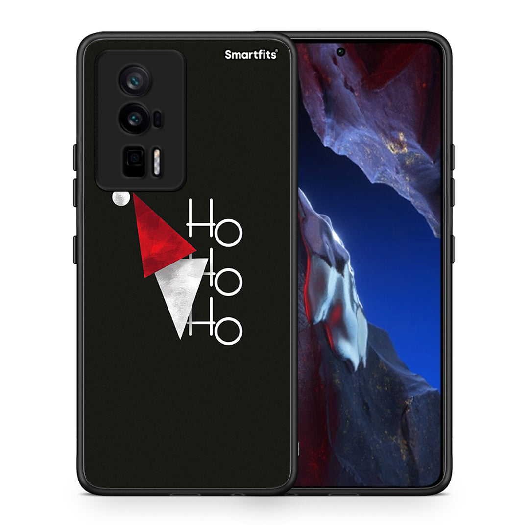 Θήκη Xiaomi Poco F5 Pro / Redmi K60 Pro Minimal Christmas από τη Smartfits με σχέδιο στο πίσω μέρος και μαύρο περίβλημα | Xiaomi Poco F5 Pro / Redmi K60 Pro Minimal Christmas Case with Colorful Back and Black Bezels