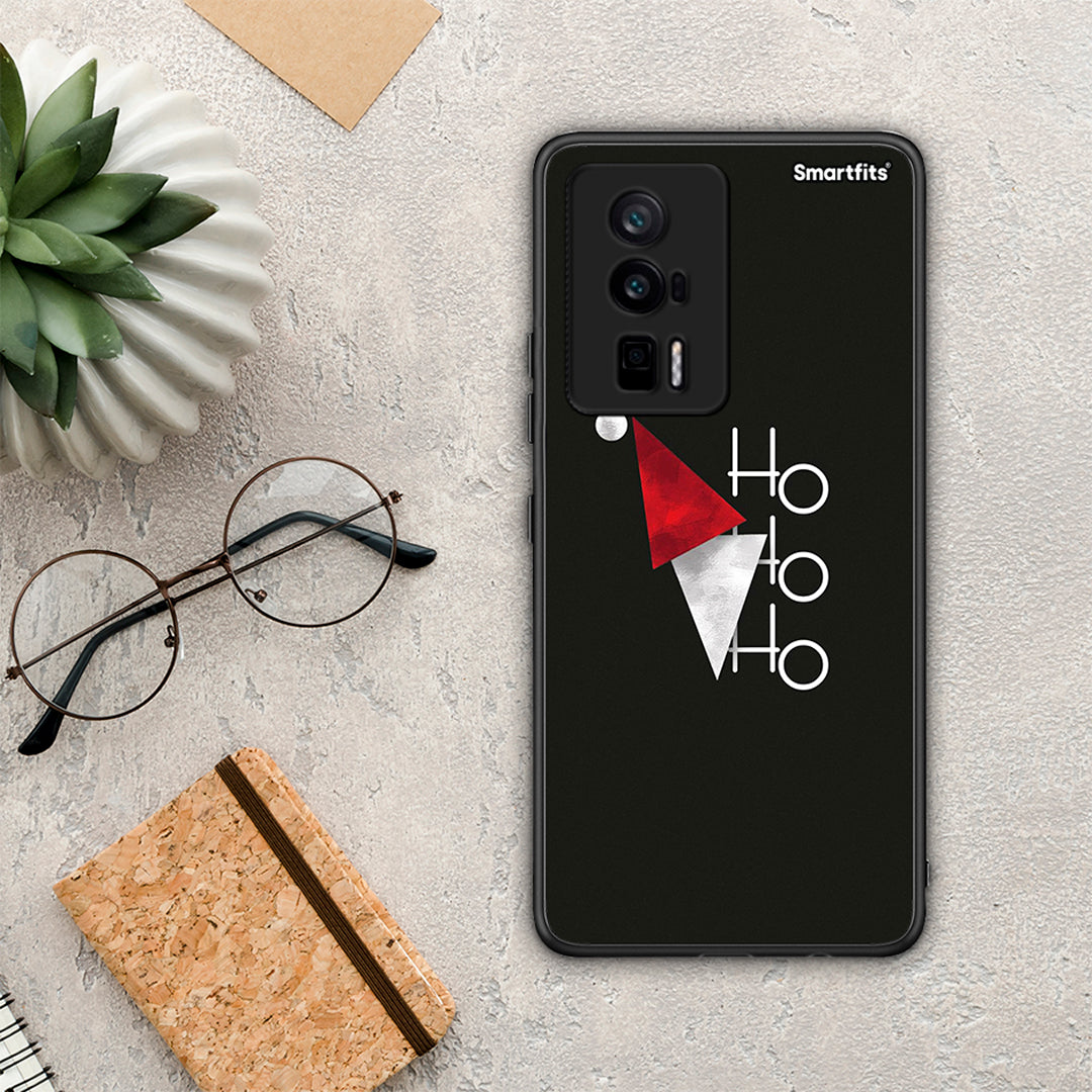 Θήκη Xiaomi Poco F5 Pro / Redmi K60 Pro Minimal Christmas από τη Smartfits με σχέδιο στο πίσω μέρος και μαύρο περίβλημα | Xiaomi Poco F5 Pro / Redmi K60 Pro Minimal Christmas Case with Colorful Back and Black Bezels