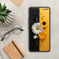 Thumbnail for Θήκη Xiaomi Poco F5 Pro / Redmi K60 Pro Yellow Daisies από τη Smartfits με σχέδιο στο πίσω μέρος και μαύρο περίβλημα | Xiaomi Poco F5 Pro / Redmi K60 Pro Yellow Daisies Case with Colorful Back and Black Bezels