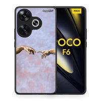 Thumbnail for Θήκη Xiaomi Poco F6 Adam Hand από τη Smartfits με σχέδιο στο πίσω μέρος και μαύρο περίβλημα | Xiaomi Poco F6 Adam Hand case with colorful back and black bezels