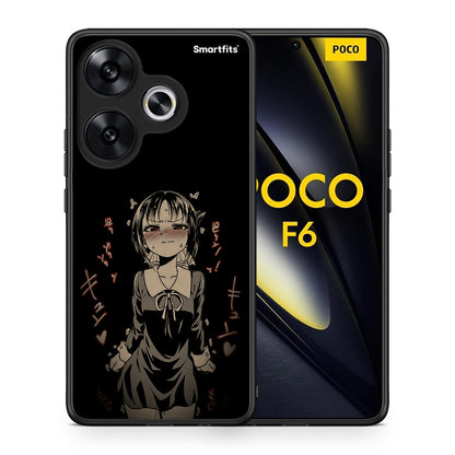 Θήκη Xiaomi Poco F6 Anime Girl από τη Smartfits με σχέδιο στο πίσω μέρος και μαύρο περίβλημα | Xiaomi Poco F6 Anime Girl case with colorful back and black bezels