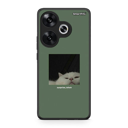 Xiaomi Poco F6 Bitch Surprise θήκη από τη Smartfits με σχέδιο στο πίσω μέρος και μαύρο περίβλημα | Smartphone case with colorful back and black bezels by Smartfits