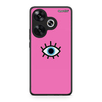 Thumbnail for Xiaomi Poco F6 Blue Eye Pink θήκη από τη Smartfits με σχέδιο στο πίσω μέρος και μαύρο περίβλημα | Smartphone case with colorful back and black bezels by Smartfits